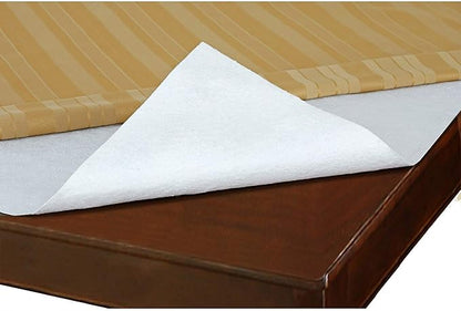 Home Bargains Plus Quilted Heavy Duty Table Pad Protector with Flannel Backing, Cut to Fit, Heat Resistant, Wipe Clean, Protects Table from Spills and Scratches, White, 60” x 102” Rectangle