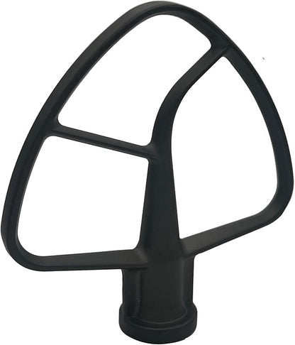 4.8 L 4.5 and 5 Quart aluminium TILT-HEAD FLEX EDGE BEATER ，Compatible with Kitchenaid stand mixer models K45SS, KSM75, KSM95, KSM150PS, KSM152PS and KSM155GB. (4.5-5 Quart)