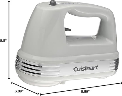 Cuisinart HM-90SCGR Power Advantage Plus 9-Speed Handheld Mixer with Storage Case, Cool Grey