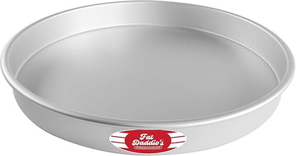 Fat Daddio's Round Cake Pan, 16 x 2 Inch, Silver