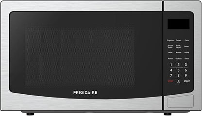FRIGIDAIRE 1.1 Cu Ft Stainless Steel Countertop Microwave Oven, Multi Function, Programmable, 1000W, residential kitchen, Stainless