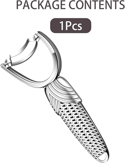 Corn Planer Cutter with Stainless Steel Blade, Non-Slip Aluminum Alloy Handle, Perfect for Removing Corn Kernels from the Cob