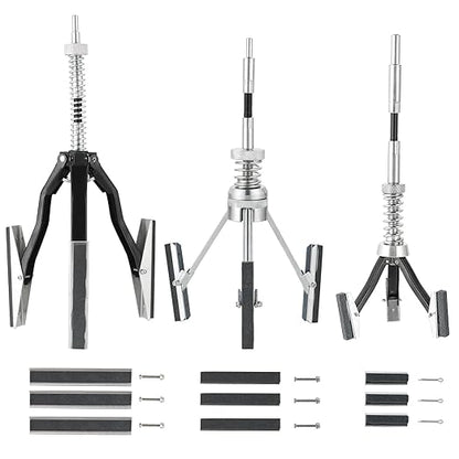 Engine Cylinder Hone Adjustable Deglazer Set 3pcs for Grinding Holes from Minium 3/4" to Maximum 7" in Diameter, Adjustable Brake Piston Honing Tools with Extra 9-Piece 220 Grit (1-1/8"+2"+4")