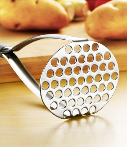 Potato Masher,Heavy Duty Stainless Steel kitchen Steel Potato Masher,Mashed Potatoes, Vegetables and Fruits.