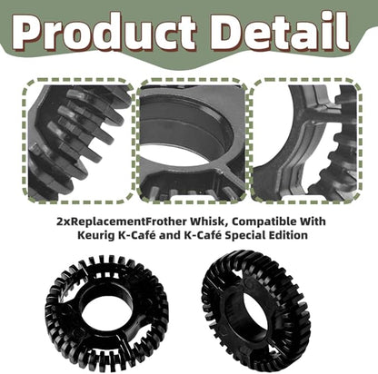 Replacement Parts Frother Whisk,Compatible with Keurig K-Café and K-Café Special Edition Single Serve Coffee Latte & Cappuccino Maker