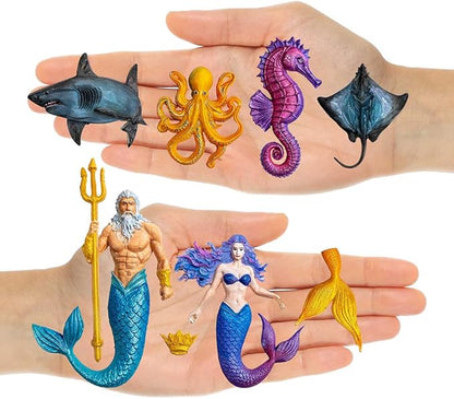 Mermaid and Sea Creatures Clay Molds for Crafts