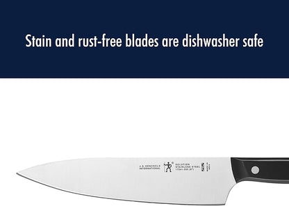 HENCKELS Solution Razor-Sharp 3-pc Starter Knife Set, German Engineered Informed by 100+ Years of Mastery