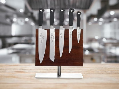 Mercer Culinary Genesis 6-Piece Magnetic Board Knife Set, 11 3/8 x 9, 11 1/2 inch high, Stainless Steel
