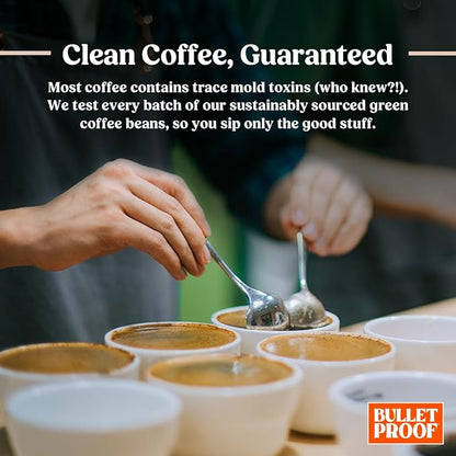 Bulletproof Original Medium Roast Ground Coffee, 12 Ounces (Pack of 3), 100% Arabica Beans, Clean Coffee Tested for Toxins, Packaging May Vary