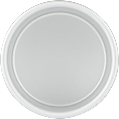 Restaurantware-Met Lux 4 x 3 Inch Straight-Sided Baking Tins, 12 Round Cake Pans - Oven-Ready, Freezable, Anodized Aluminum Round Baking Pans, Greaseproof, For Layer Birthday Cakes