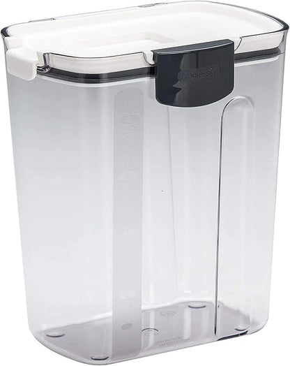 Progressive ProKeeper Baker's Airtight Kitchen Storage Canister Container Set for Flour, Sugar & More, Keeps Ingredients Fresh, with Accessories (Multicolor, 8- Piece)