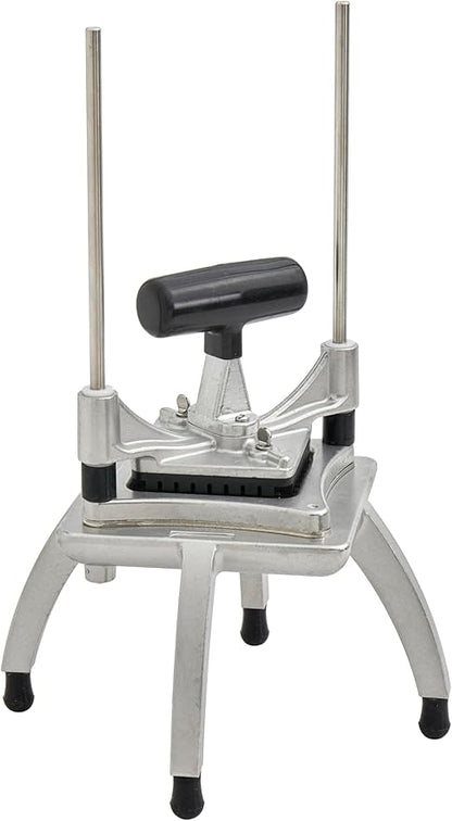Commercial XL Vegetable Dicer and Chopper, 1/2" Stainless Steel Dicer with 4.25" Large Square Cutting Area, NSF Certified for Restaurants (29A-011-1/2)