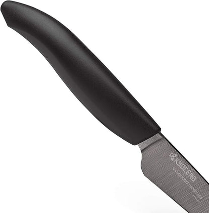 Kyocera Advanced Ceramic Revolution Series 3-inch Paring Knife, Black Blade