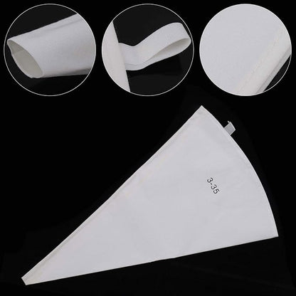 LoveBB 3 Pack Reusable Pastry Piping Bags, 14, 16, 18 Inch Canvas Cake Decorating Bags