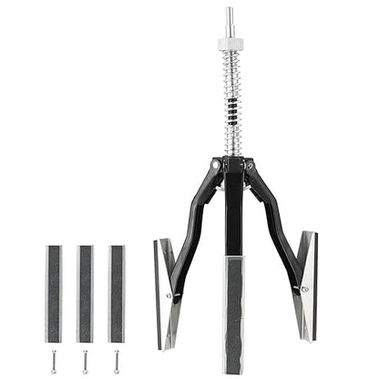 Engine Cylinder Hone Adjustable Deglazer Set for Grinding Holes from 2" to 7" in Diameter, Adjustable Brake Piston Honing Tools with Extra 3-Piece 4" Long Stones 220 Grit (4")