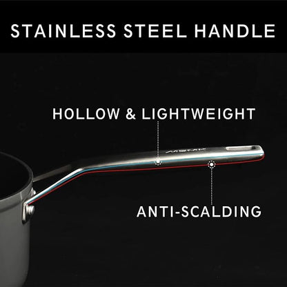 MsMk Square Grill Pan with Lid, 9.5 Inch Titanium and Ceramic Nonstick Grilling Skillet Pan，Stay-Cool Handle，Compatible with All Stovetops，PFOA Free，Dishwasher & Oven Safe，Indoor Chicken Skille