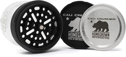 Homegrown Jar Head - 2 Piece Ball Mason Jar Herb & Spice Grinder - Black