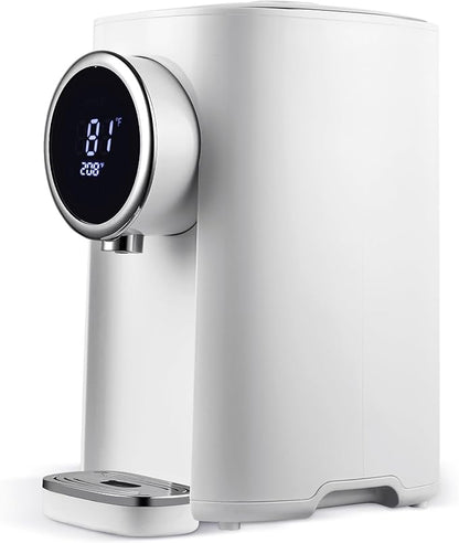 OCTAVO Water Boiler & Warmer 5 Liter, 304 Stainless Steel Water Tank, 700 Watt 6 Adjustable Water Temperature, LCD Touch Control Screen, Child Lock with Water Shortage Indicator