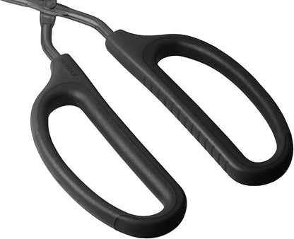 10" 12" 16" Stainless Steel Kitchen Tongs Set, Non-Slip Comfortable Grip Scissor Tongs for Cooking, Grilling & Serving, Set of 3