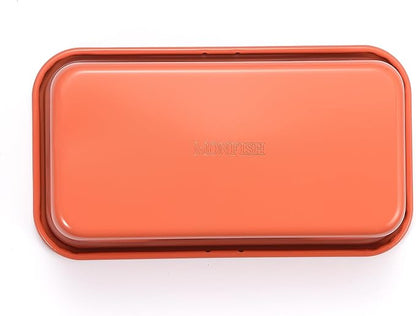 Bread Loaf Pans for Home Baking Carbon Steel 1lb meatloaf Tin, Perracotta 9x5 inch Non Stick banana bread cake baking Mold