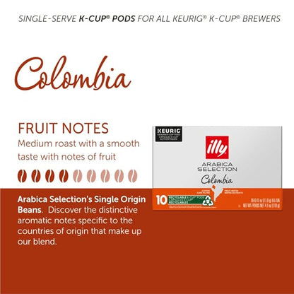 illy Coffee Arabica Selections Colombia K cup