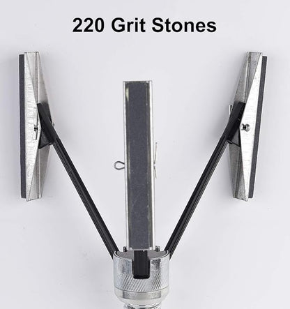 YOTOO Engine Cylinder Hone Tool Adjustable Deglazer 2"-7" Diameter 4" Long Stones 220 Grit