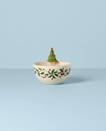 Lenox 893505 Holiday Tree Bowl, Christmas Hosting