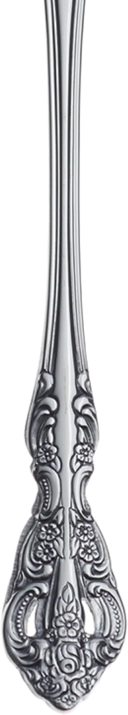 Oneida Silverware Set, Michelangelo Fine Flatware Tall Drink Spoon, Service For 1, Dishwasher Safe, 18/10 Stainless Steel, Mirror Finish, Home and Kitchen Utensils, Long Drink Spoon (Silver, 1 Piece)