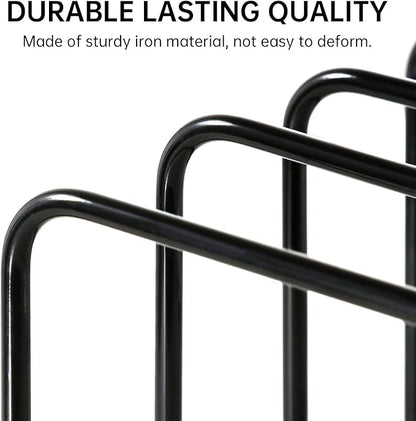 Cutting Board Organizer(1 Pc),Kitchen Cabinet Dividers for baking sheets,Bakeware Holder with 5 Slots,Space Saving,for used to Baking Tray and Chopping Storage