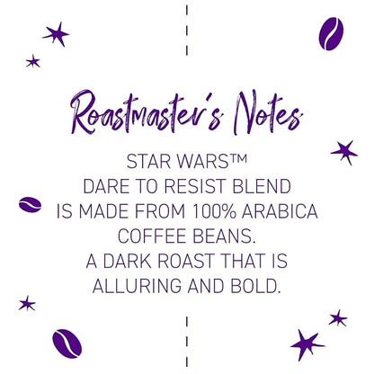 Joffrey's Coffee - STAR WARS™ Dare to Resist Blend, STAR WARS Licensed Coffee Collection, Artisan Dark Roast, Bold & Smooth Taste, Brew or French Press (Ground, 11oz)