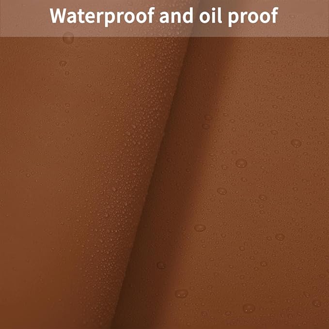 Dresser Top Cover - Can Be Used On Both Sides Waterproof and Easy to Clean Good Flatness Used for Dresser Table(Brown+Gray 10x44)