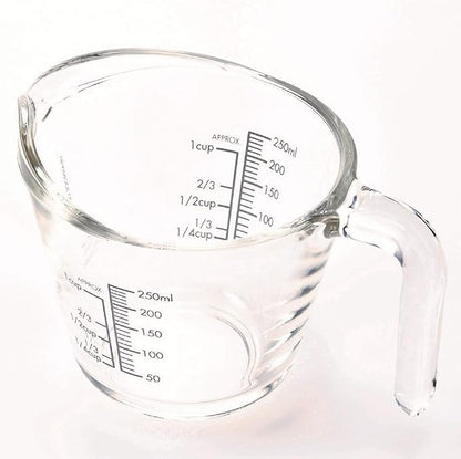 HARIO MJP-250-GR Measuring Cup, 8.5 fl oz (250 ml), Practical Capacity, 8.5 fl oz (250 ml), Gray, Made in Japan