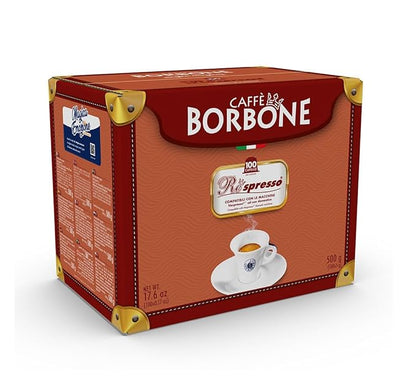 Caffè Borbone Decaffeinated Nespresso Compatible Espresso Coffee Pods, 100 Count Espresso Pods