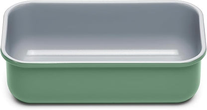 Caraway Non-Stick Ceramic 1 lb Loaf Pan - Naturally Slick Ceramic Coating - Non-Toxic, PTFE & PFOA Free - Perfect for Pound Cakes, Breads, & More - Sage