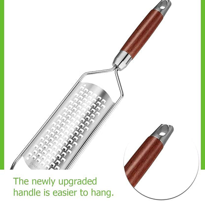 Nbippiooiwip cheese grater,zester grater with handle,and can easily handlelemons Vegetable,cheese and easy to handle without burden.