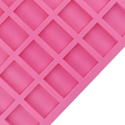 24-Cavity Rectangle Caramel Candy Silicone Molds,Chocolate Truffles Mold,Whiskey Ice Cube Tray,Grid Fondant Mould,Hard Candy Mold Pralines Gummy Jelly Mold