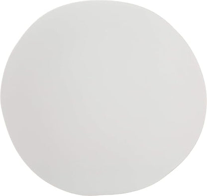 Carlisle FoodService Products Ridge Reusable Plate Rimless Plate for Home and Restaurant, Melamine, 9 Inches, Cement