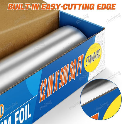 Standard Aluminum Foil 500 Sq Ft(12 In Wide), Pack of 1