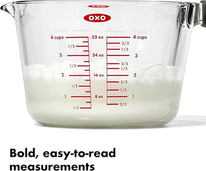 OXO Good Grips 4 Cup Glass Measuring Cup