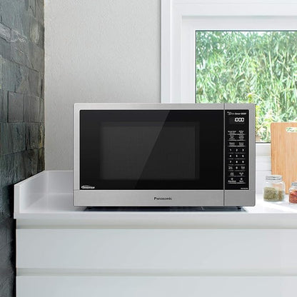 Panasonic NN-SN67K Microwave Oven, 1.2 cu.ft, Stainless Steel/Silver