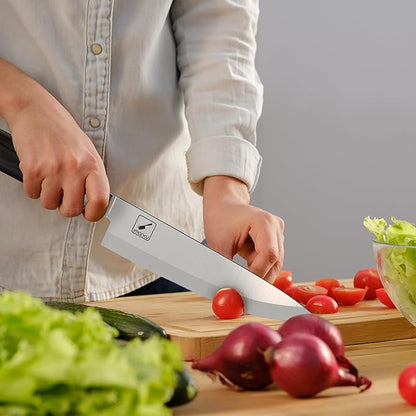 imarku Chef Knife 8-Inch Pro Japanese Kitchen Knife 7Cr17MoV High-Carbon Stainless Steel Paring Knife Ergonomic Handle Rasor Sharp Single-Bevel Edge Chrisymas and Thanksgiving Gift for Women and Men