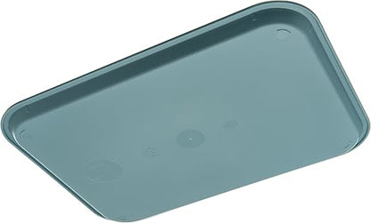 Carlisle FoodService Products Cafe Plastic Fast Food Tray, 12" x 16", Slate, (Pack of 24)