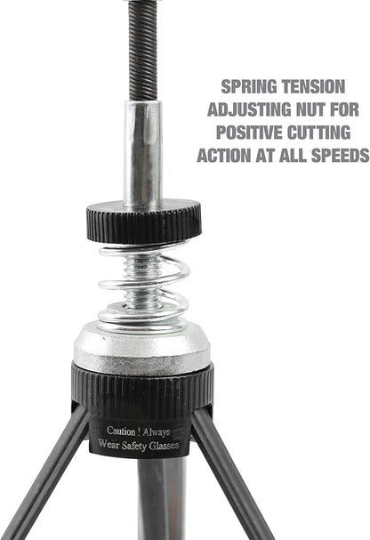 OEMTOOLS 25041 Adjustable Engine Cylinder Hone Deglazer, Honing Tool with 3 Medium Grit 4 Inch Stones, Compatible Standard Drills for Positive Engine Honing Cutting at All Speeds