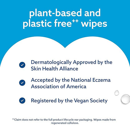 WaterWipes Sensitive+ Newborn & Baby Wipes, 3-In-1 Cleans, Cares, Protects, 99.9% Water, Unscented & Hypoallergenic, 60 Count