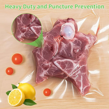 MakMeFre (Total 150Feet) 11” x 150’ Vacuum Sealer Bags Rolls with BPA Free,Heavy Duty Vacuum Food Sealer Storage Bags Rolls,Cut to Size Roll,Great for Sous Vide