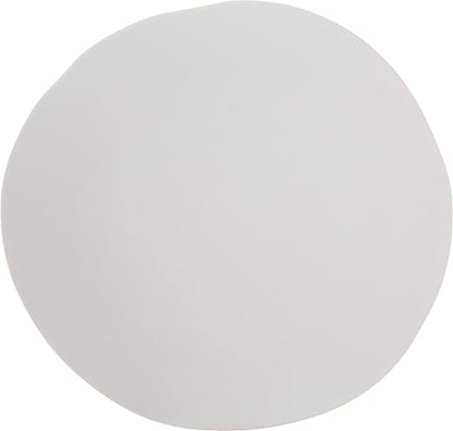 Carlisle FoodService Products Ridge Reusable Plate Rimless Plate for Home and Restaurant, Melamine, 11 Inches, Cement