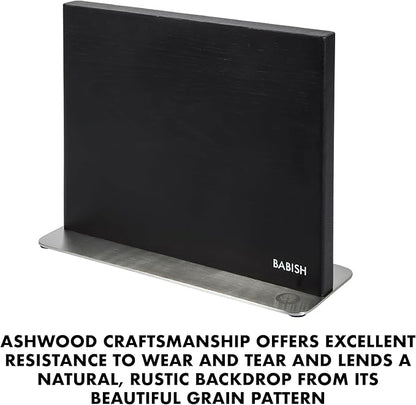 Babish 5 Piece 1.4116 German Steel Magnetic Forged Kitchen Knife Block Set