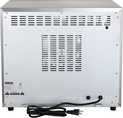 Kratos Commercial Oven, Half Size Electric Countertop Convection Oven, Holds Four Half Size Sheet Pans, 208/240V (29M-003)