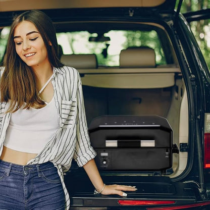 Z GRILLS ZPG-200APro Portable Tabletop Wood Pellet Grill and Smoker, Digital Control, 8 in 1 BBQ Grill for Outdoor Kitchen, Backyard, 202 Sq Inches of Cooking (Black)