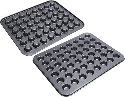 YUYTE 48-Cup Nonstick Muffin Baking Pan, HighQuality Carbon Steel Mini Cupcake Pan, YUYTE2hf5oqikn0